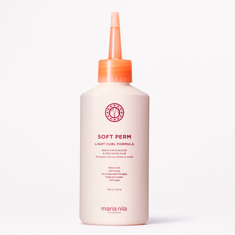 Maria Nila soft perm bottle on a white background